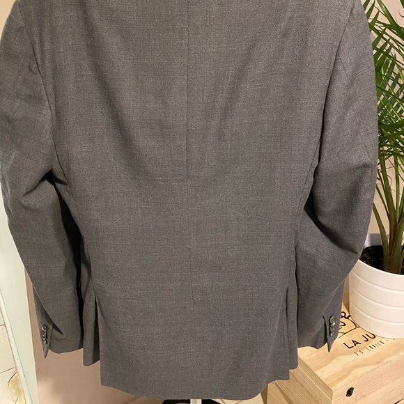 Isaia Napoli Wool blend Sport Coat In Notting Grey - Picture 4 of 8